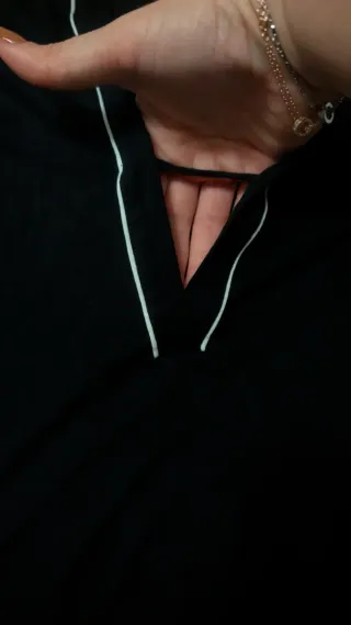 Maglia Tezenis nera manica lunga