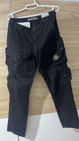 Pantalones Cargo Stone Island Negros