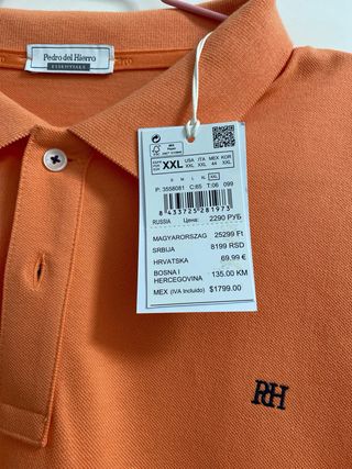 Polo Pedro del Hierro Naranja 