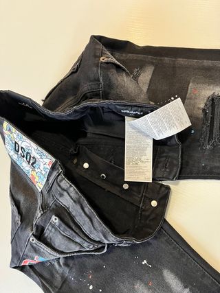 Dsquared2 Jeans Tg 48 Nuovi Smurf Edition
