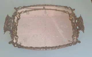 Tabuleiro de espelho biselado Veneziano