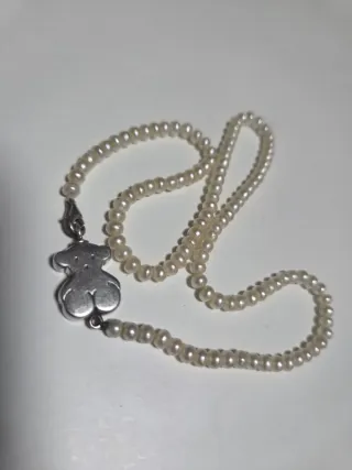 Collar Tous Perlas Plata