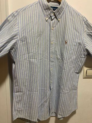Camisa Polo Ralph Lauren Rayas Talla L 