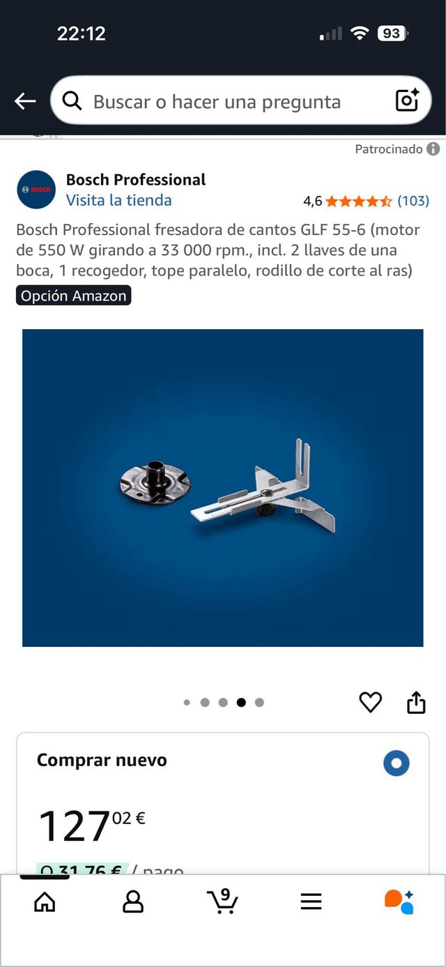 Fresadora Bosch GLF 55-6 Profesional