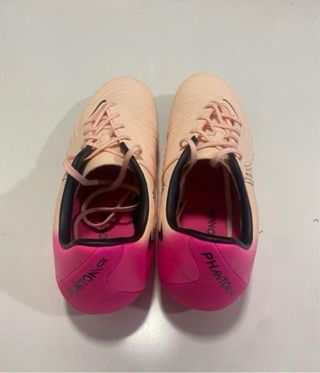 Zapatillas Fútbol Nike Phantom Beige/Rosa