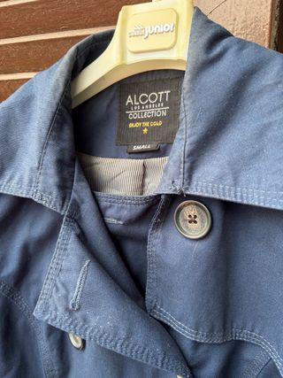 Trench Alcott Blu Taglia S