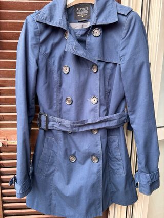 Trench Alcott Blu Taglia S