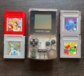 Game Boy Color Atomic Purple con giochi