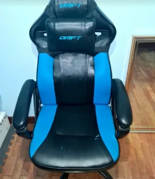 Silla Gamer Drift Negra y Azul