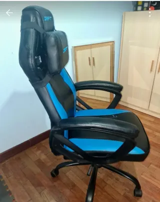 Silla Gamer Drift Negra y Azul