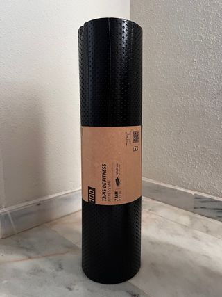 Colchoneta Fitness Decathlon 7mm Negra