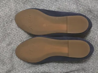 Bailarinas Pedro Miralles Azul Marino y Beige