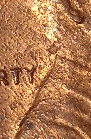 MONEDA 1 CENTAVO LINCOLN.1982.ERROR EXCESO METAL.