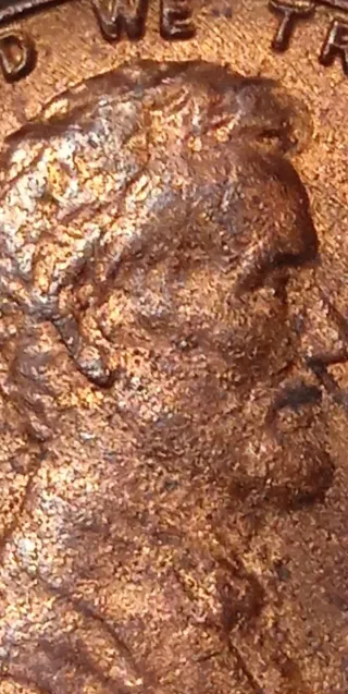 MONEDA 1 CENTAVO LINCOLN.1982.ERROR EXCESO METAL.