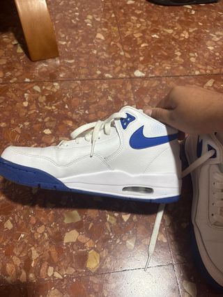 Nike Flight Legacy Blanco Azul Talla 40