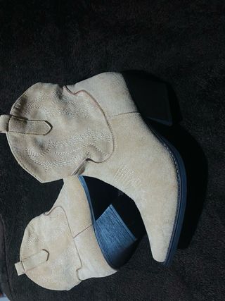 Stivali da cowboy beige