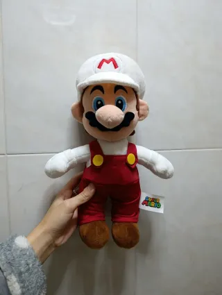 Peluche Mario Blanco Super Mario Bros