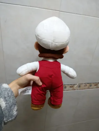 Peluche Mario Blanco Super Mario Bros