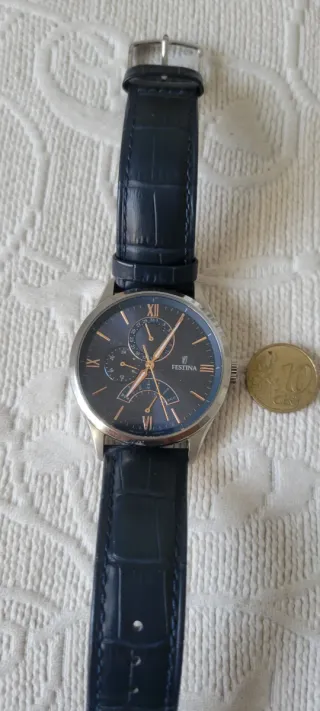 Reloj Festina Azul y Plateado