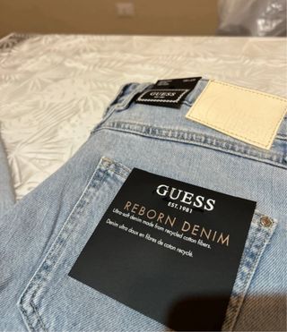 Jeans Guess vita alta bottoni taglia M
