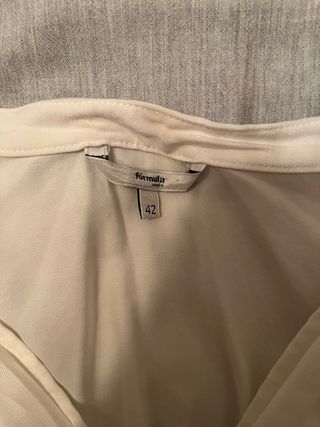 Vestido blanco Formula Joven mujer
