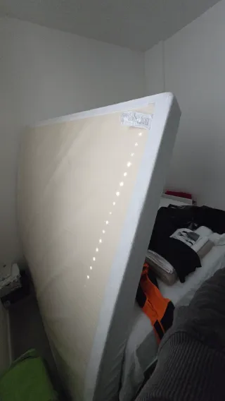 Materasso Matrimoniale 190x160 cm Medio Rigido