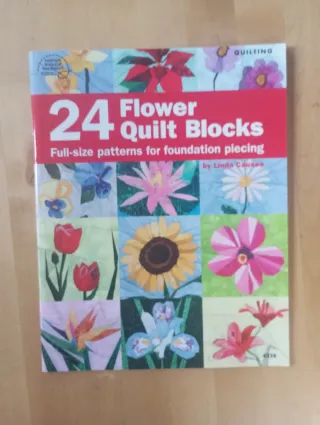 24 Bloques de Patchwork Florales