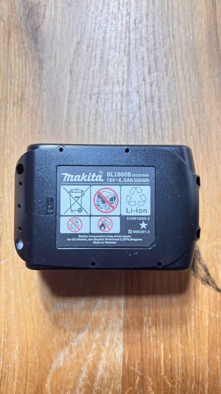 REBAJA Batería Makita BL1860B 18V 6.0Ah.