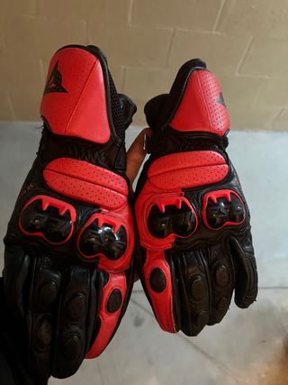 Guantes Dainese Imola Negro/Rojo