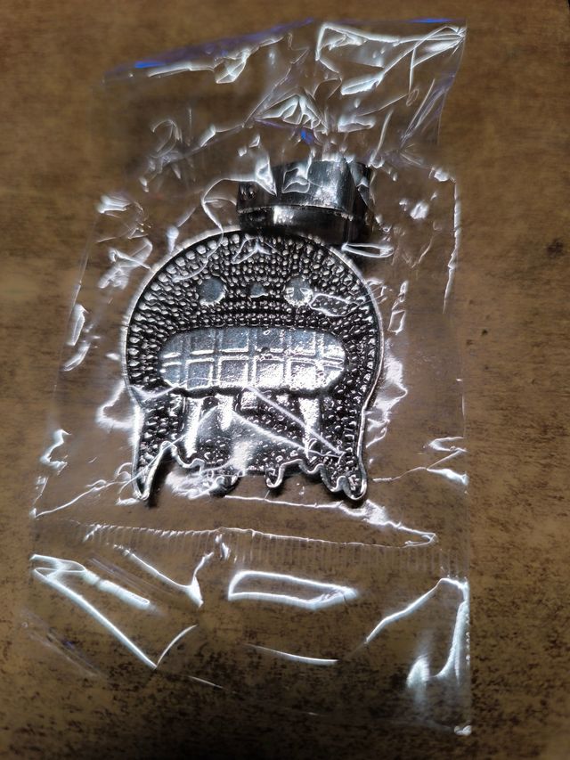 Collana Ciondolo Smiling Face Hip-hop Argento