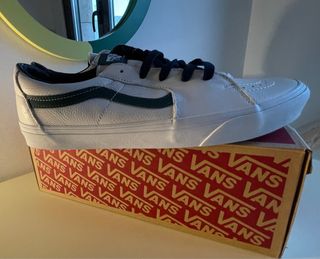 Vans Sk8-Low Blancas y Verdes