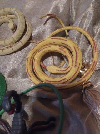 Set animali in gomma: serpenti e scorpione