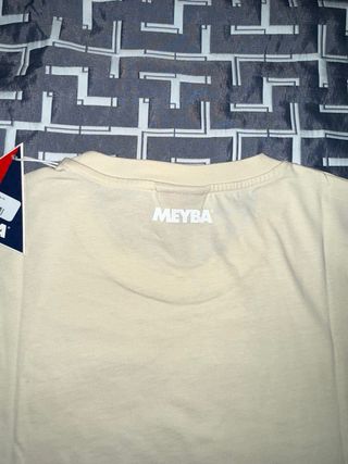 Camiseta Meyba, nueva, color arena, talla XXL
