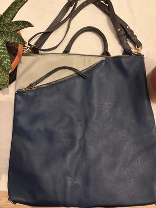 Borsa Carpisa blu e grigia