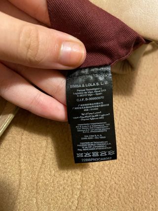 Bolso Bimba y Lola Vintage Beige