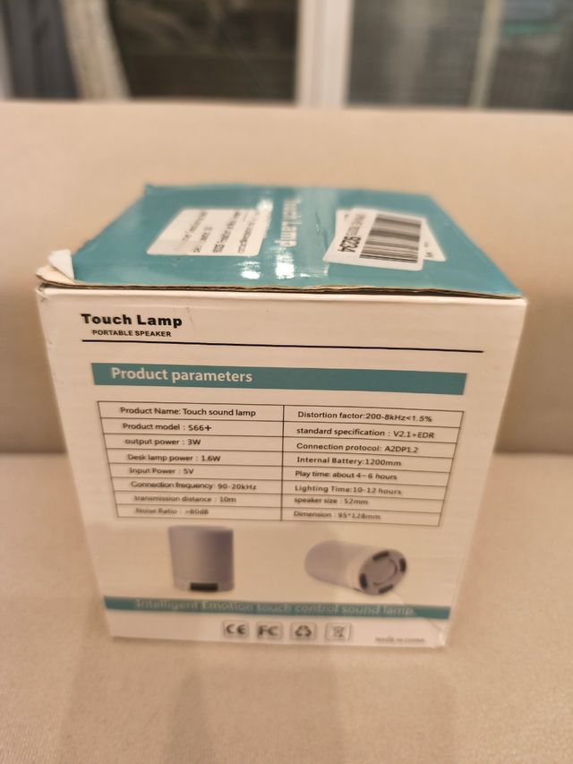 Lámpara Táctil S66+ Altavoz Portátil