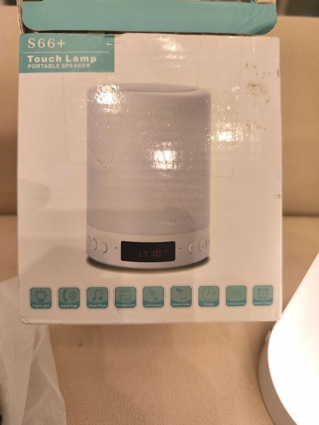 Lámpara Táctil S66+ Altavoz Portátil