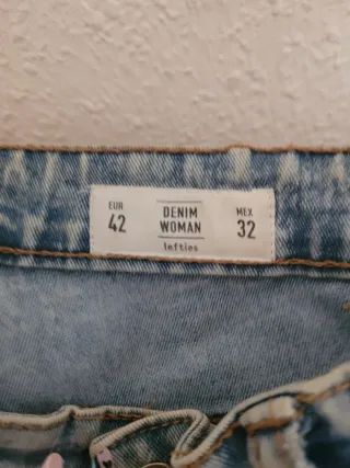 Pantalón vaquero Lefties azul talla 42