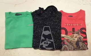 34° LOTE: 2 jerseys y 1 camiseta. Talla 18 años. 