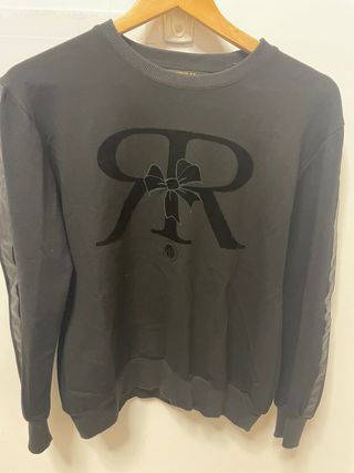 Sudadera Richie Negra Logo RR