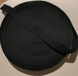 Cinta negra 4 cm de ancho