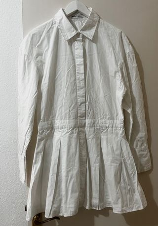 Vestido Bershka Blanco Mujer