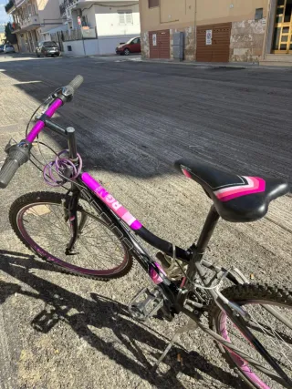 Bicicletta Regina MTB Nero Viola Rosa