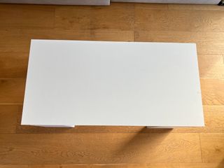 Mesa de centro elevable Ikea blanca