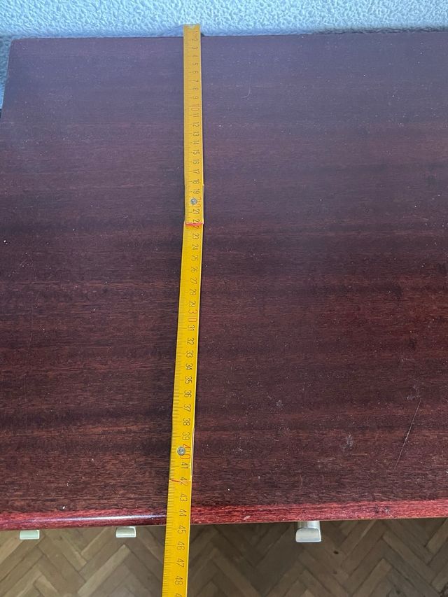 Escritorio modular madera caoba