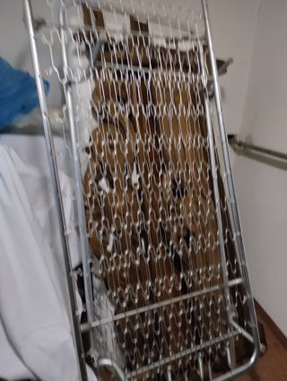 Letto matrimoniale in noce intagliato