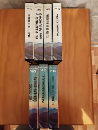 Lote 7 Cintas VHS Películas Españolas Clásicas