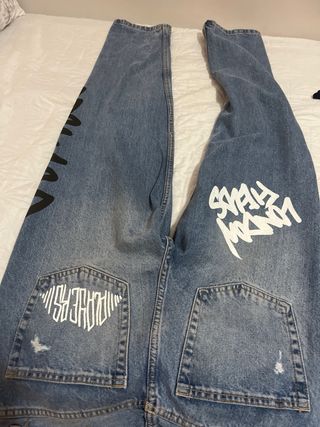 Vaqueros con estampado Rebel Minds