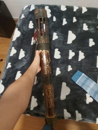 Carcaj de flechas de bambú