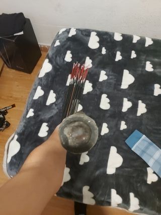 Carcaj de flechas de bambú